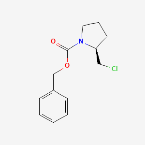 molecular formula C13H16ClNO2 B1368274 (S)-1-N-Cbz-2-chloromethyl-pyrrolidine CAS No. 61350-66-1