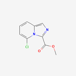 molecular formula C9H7ClN2O2 B13682753 Methyl 5-Chloroimidazo[1,5-a]pyridine-3-carboxylate 