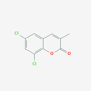 molecular formula C10H6Cl2O2 B13682761 6,8-Dichloro-3-methyl-2H-chromen-2-one 
