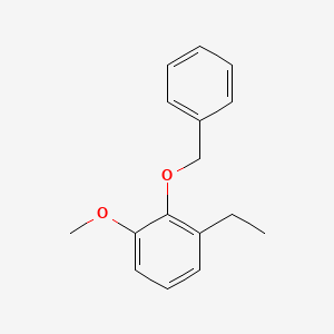 molecular formula C16H18O2 B13682775 2-(Benzyloxy)-1-ethyl-3-methoxybenzene 