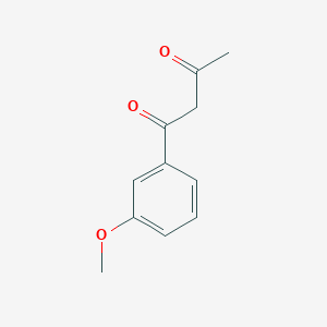 molecular formula C11H12O3 B1368278 1-(3-甲氧基苯基)丁酮-1,3-二酮 CAS No. 29681-99-0
