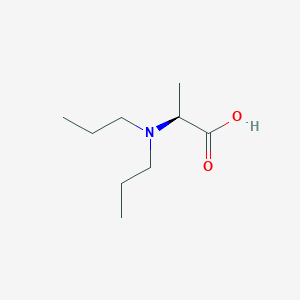 molecular formula C9H19NO2 B1368280 N,N-Dipropyl-L-alanine CAS No. 81854-56-0