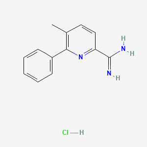 5-Methyl-6-phenylpyridine-2-carboxamidine hydrochloride
