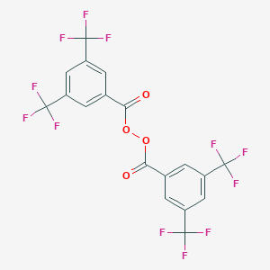 molecular formula C18H6F12O4 B13682852 Bis[3,5-bis(trifluoromethyl)benzoyl] Peroxide 