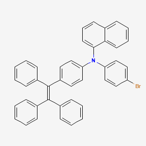 molecular formula C42H30BrN B13682862 N-(4-Bromophenyl)-N-(4-(1,2,2-triphenylvinyl)phenyl)naphthalen-1-amine 