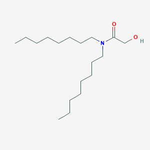 molecular formula C18H37NO2 B13682880 2-hydroxy-N,N-dioctylacetamide 