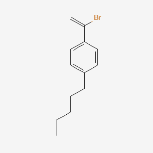 molecular formula C13H17Br B13682956 1-(1-Bromovinyl)-4-pentylbenzene 