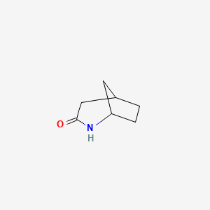 molecular formula C7H11NO B13683013 2-Azabicyclo[3.2.1]octan-3-one 