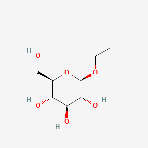 molecular formula C9H18O6 B1368303 Propyl beta-D-glucopyranoside CAS No. 34384-77-5