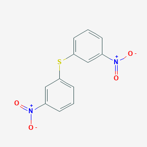 molecular formula C12H8N2O4S B13683070 Bis(3-nitrophenyl)sulfane 