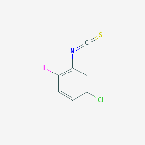 molecular formula C7H3ClINS B13683274 5-Chloro-2-iodophenyl Isothiocyanate 