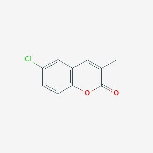 molecular formula C10H7ClO2 B13683312 6-Chloro-3-methyl-2H-chromen-2-one 