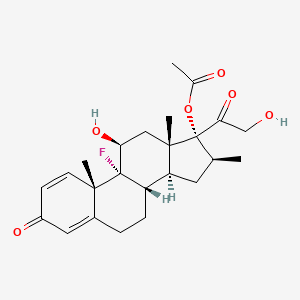molecular formula C24H31FO6 B1368337 Betamethasone 17-acetate CAS No. 5534-12-3