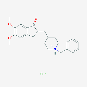 molecular formula C24H30ClNO3 B136834 donepezilhcl CAS No. 142057-77-0