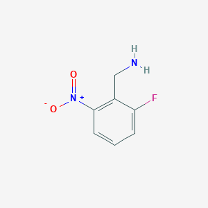 molecular formula C7H7FN2O2 B13683453 2-Fluoro-6-nitrobenzylamine 