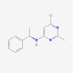 (S)-6-chloro-2-methyl-N-(1-phenylethyl)pyrimidin-4-amine