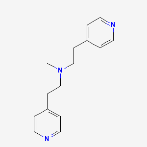 molecular formula C15H19N3 B1368364 N-Methyl-2-(pyridin-4-yl)-N-(2-(pyridin-4-yl)ethyl)ethanamine CAS No. 128225-22-9