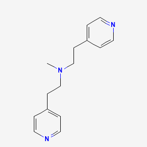 N-Methyl-2-pyridin-4-yl-N-(2-pyridin-4-ylethyl)ethanamine