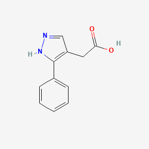 3-(Phenyl)-1H-pyrazole-4-acetic acid