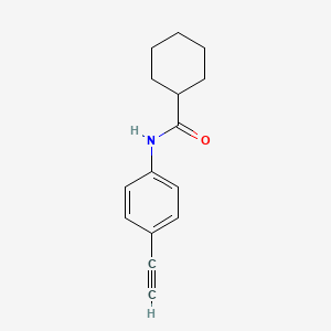N-(4-Ethynylphenyl)cyclohexanecarboxamide