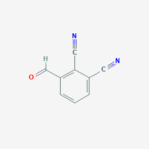 molecular formula C9H4N2O B1368373 3-Formylbenzene-1,2-dicarbonitrile 