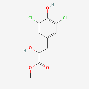 molecular formula C10H10Cl2O4 B13683767 Methyl 3-(3,5-dichloro-4-hydroxyphenyl)-2-hydroxypropanoate 