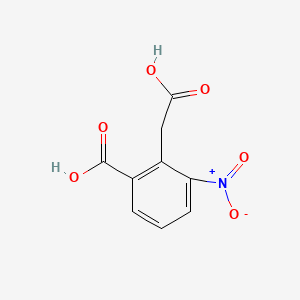 molecular formula C9H7NO6 B1368384 2-(Carboxymethyl)-3-nitrobenzoic acid CAS No. 90322-71-7