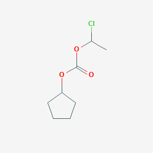 molecular formula C8H13ClO3 B13683905 1-Chloroethyl cyclopentyl carbonate CAS No. 50893-54-4