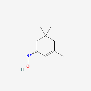 molecular formula C9H15NO B13683996 3,5,5-Trimethyl-2-cyclohexenone Oxime 