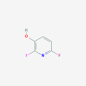 molecular formula C5H3FINO B1368400 6-Fluoro-2-iodopyridin-3-ol CAS No. 214911-10-1