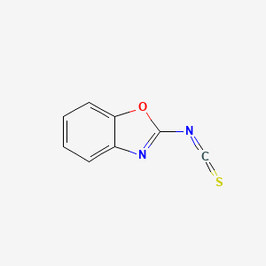 molecular formula C8H4N2OS B13684018 2-Isothiocyanatobenzo[d]oxazole 