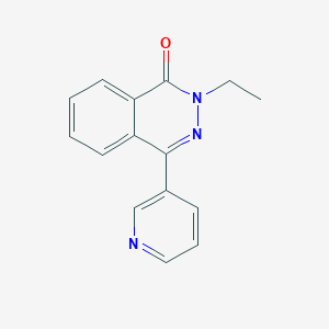 molecular formula C15H13N3O B136841 2-Ethyl-4-(3-pyridyl)-1(2H)-phthalazinone CAS No. 137381-66-9