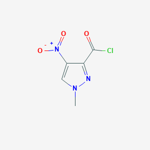 molecular formula C5H4ClN3O3 B1368418 1-methyl-4-nitro-1H-pyrazole-3-carbonyl chloride CAS No. 1006433-28-8