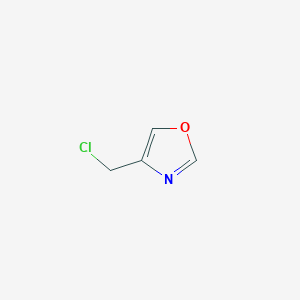 molecular formula C4H4ClNO B1368424 4-(Chloromethyl)oxazole CAS No. 767628-89-7