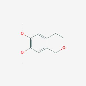 molecular formula C11H14O3 B13684240 6,7-Dimethoxyisochroman 