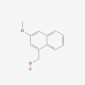 molecular formula C12H12O2 B13684270 (3-Methoxy-1-naphthyl)methanol 