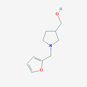 molecular formula C10H15NO2 B1368436 (1-(Furan-2-ylmethyl)pyrrolidin-3-yl)methanol 