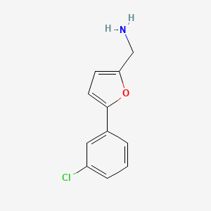 1-[5-(3-Chlorophenyl)-2-furyl]methanamine