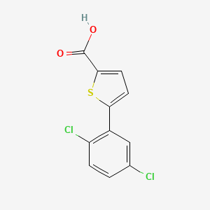 molecular formula C11H6Cl2O2S B1368441 5-(2,5-Dichlorophenyl)-thiophene-2-carboxylic acid 