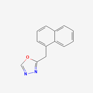 molecular formula C13H10N2O B13684417 2-(Naphthalen-1-ylmethyl)-1,3,4-oxadiazole 