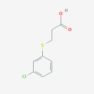 3-[(3-Chlorophenyl)sulfanyl]propanoic acid