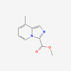 molecular formula C10H10N2O2 B13684476 Methyl 8-Methylimidazo[1,5-a]pyridine-3-carboxylate 