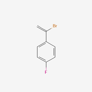 molecular formula C8H6BrF B13684617 1-(1-Bromoethenyl)-4-fluorobenzene CAS No. 71783-51-2