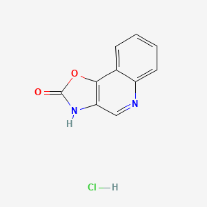 molecular formula C10H7ClN2O2 B13684645 Oxazolo[4,5-C]quinolin-2(3H)-one hydrochloride 