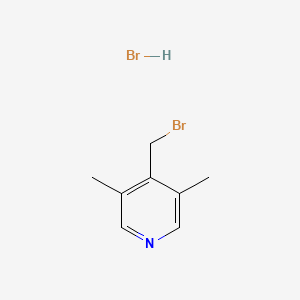 molecular formula C8H11Br2N B13684849 4-(Bromomethyl)-3,5-dimethylpyridine hydrobromide 