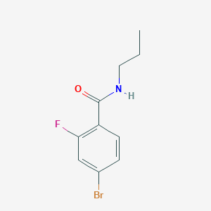 molecular formula C10H11BrFNO B1368485 4-Bromo-2-fluoro-N-propylbenzamide CAS No. 1016811-41-8