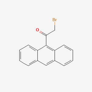 molecular formula C16H11BrO B13684896 1-(Anthracen-9-yl)-2-bromoethanone CAS No. 24100-41-2