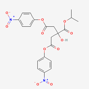 molecular formula C21H20N2O11 B13684903 2-Isopropyl 1,3-Bis(4-nitrophenyl) 2-Hydroxypropane-1,2,3-tricarboxylate 