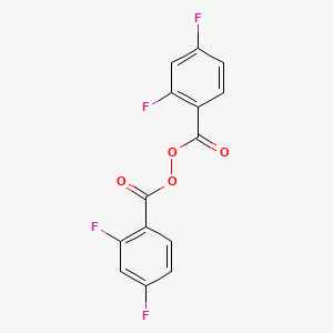 molecular formula C14H6F4O4 B13684904 Bis(2,4-difluorobenzoyl) Peroxide 
