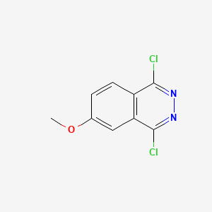 molecular formula C9H6Cl2N2O B13684927 1,4-Dichloro-6-methoxyphthalazine 